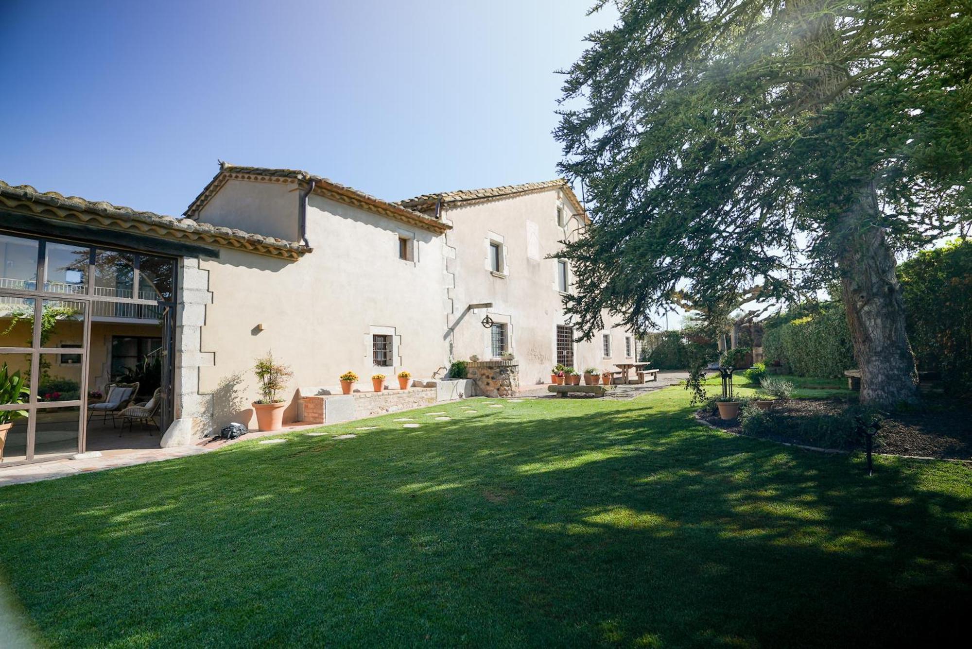 Bed and Breakfast Mas Pla à Riudellots de la Selva Extérieur photo